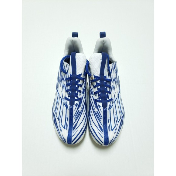 Adidas AdiZero 12.0 Mens Football Cleats Size 10 White Royal Blue GW5059